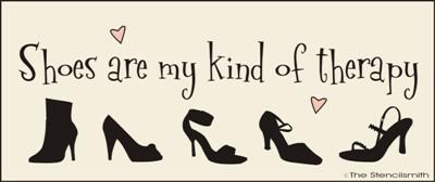 Shoes are my kind of therapy - The Stencilsmith