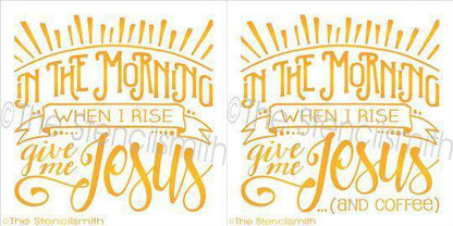 2497 - In the morning when I rise - The Stencilsmith