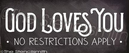 2504 - God Loves You - The Stencilsmith
