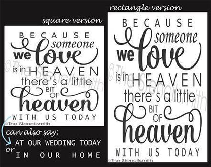 2581 - because someone we love - The Stencilsmith