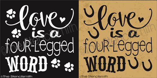 2687 - Love is a four-legged word - The Stencilsmith