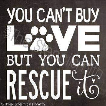 2697 - You can't buy love ... RESCUE - The Stencilsmith