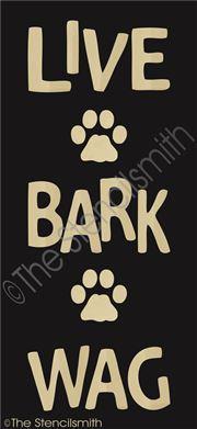 2702 - Live Bark Wag - The Stencilsmith