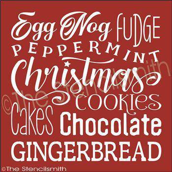 2716 - Christmas Sweets - The Stencilsmith