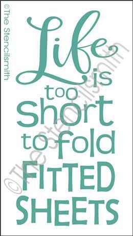 2723 - Life is too short to fold - The Stencilsmith