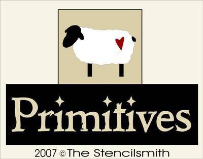 2831 - Primitives - sheep - BLOCKS Stencils