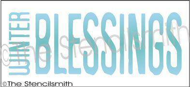 2939 - Winter Blessings - The Stencilsmith