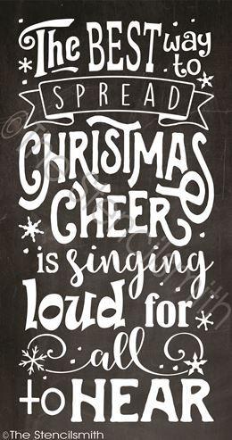 2956 - The Best Way to Spread Christmas Cheer - The Stencilsmith