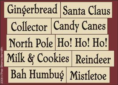 301 - Christmas Lot - The Stencilsmith