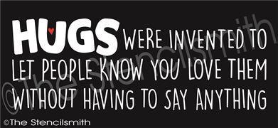 3020 - Hugs were invented - The Stencilsmith