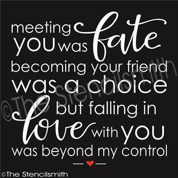3035 - Meeting you was fate - The Stencilsmith