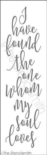 3036 - I have found the one my soul - The Stencilsmith