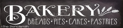 3068 - Bakery - bread pies cakes pastries - The Stencilsmith