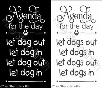 3139 - Agenda for the day - The Stencilsmith