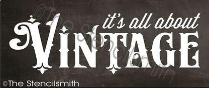 3156 - It's all about VINTAGE - The Stencilsmith