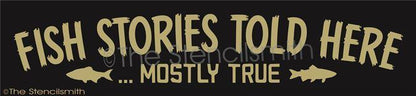 3180 - Fish Stories Told Here - The Stencilsmith