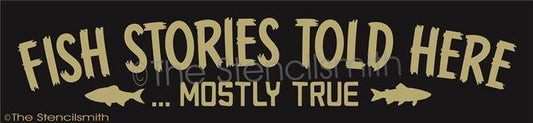3180 - Fish Stories Told Here - The Stencilsmith