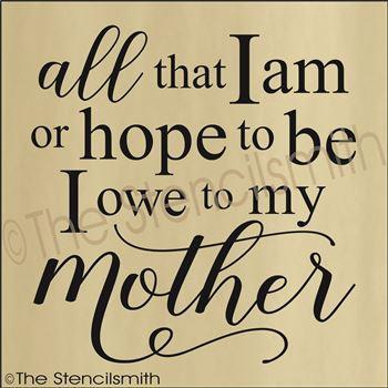 3196 - All that I am or hope to be - The Stencilsmith
