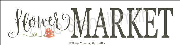 3205 - flower MARKET - The Stencilsmith