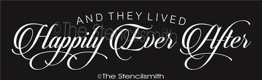 3243 - And They Lived Happily - The Stencilsmith