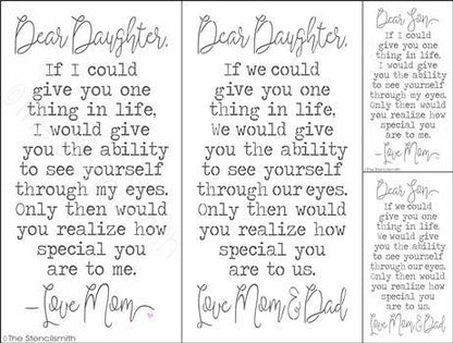 3473 - Dear Daughter - The Stencilsmith