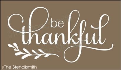 3522 - be thankful - The Stencilsmith