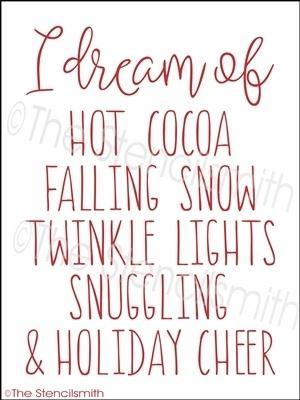 3541 - I dream of ... holiday - The Stencilsmith
