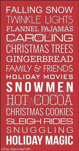3542 - Christmas Things - The Stencilsmith