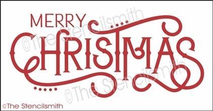 3543 - Merry Christmas - The Stencilsmith