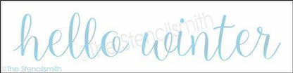 3611 - hello winter - The Stencilsmith