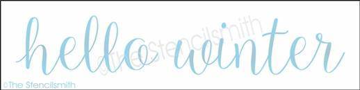 3611 - hello winter - The Stencilsmith