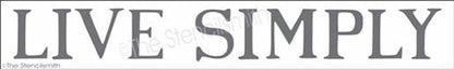 3622 - Live Simply - The Stencilsmith