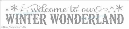 3705 - Welcome to our Winter Wonderland - The Stencilsmith
