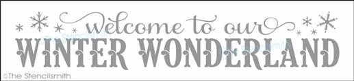 3705 - Welcome to our Winter Wonderland - The Stencilsmith