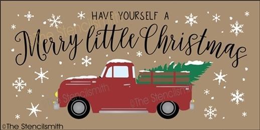 3767 - Have Yourself a Merry little Christmas - The Stencilsmith