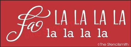 3795 - fa la la la - The Stencilsmith