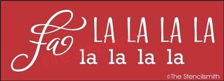 3795 - fa la la la - The Stencilsmith
