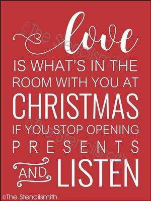 3826 - love is what's in the room - The Stencilsmith