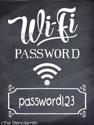 3891 - Wi-Fi Password stencil