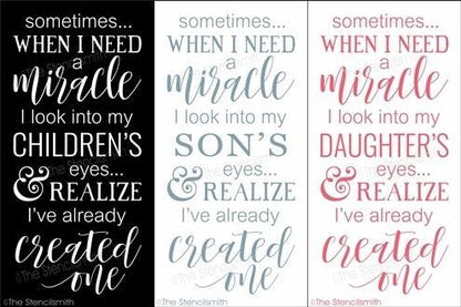 3907 - sometimes when i need a miracle - The Stencilsmith