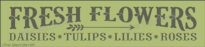 3967 - Fresh Flowers - The Stencilsmith