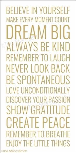 3994 - Believe in yourself ... - The Stencilsmith