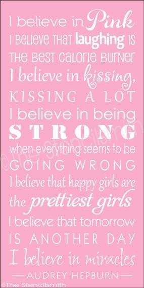 1873 - I believe in pink - The Stencilsmith
