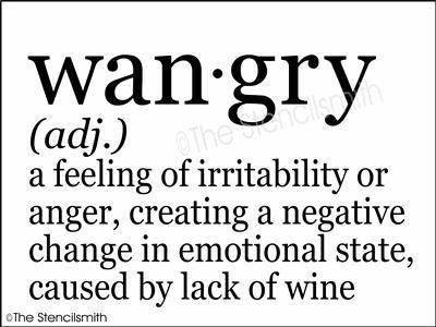 4086 - wangry definition - The Stencilsmith
