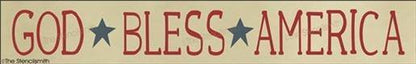 4144 - God Bless America - The Stencilsmith