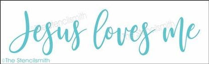 4158 - Jesus loves me - The Stencilsmith