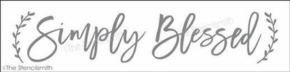 4211 - Simply Blessed - The Stencilsmith