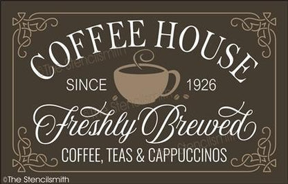 4291 - COFFEE HOUSE - The Stencilsmith
