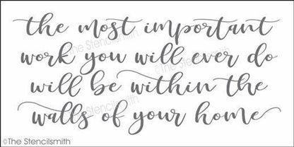 4295 - the most important work - The Stencilsmith