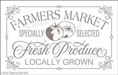4299 - FARMERS MARKET - The Stencilsmith